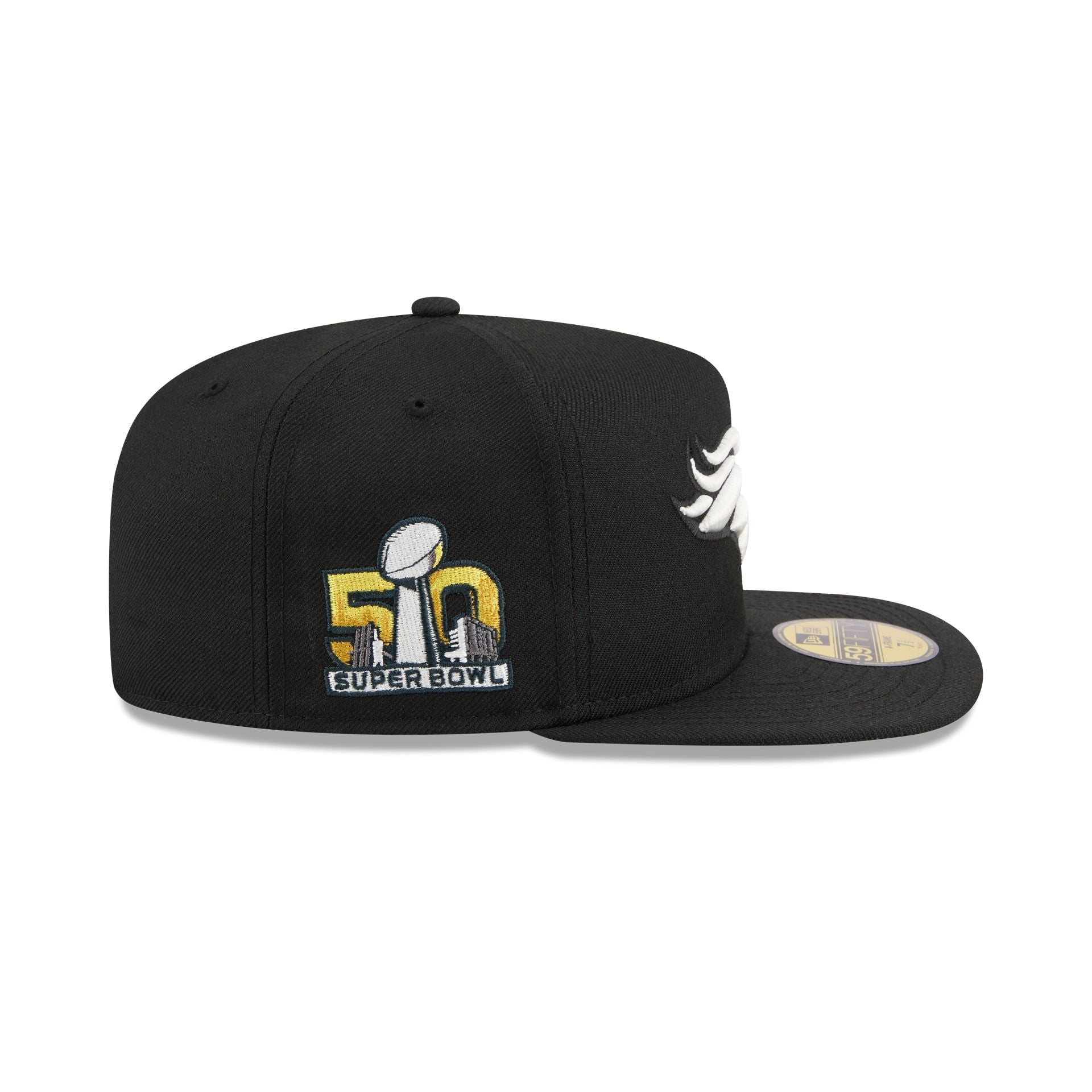 Just Caps Chiseled Logo Denver Broncos 59FIFTY A-Frame Fitted Hat
