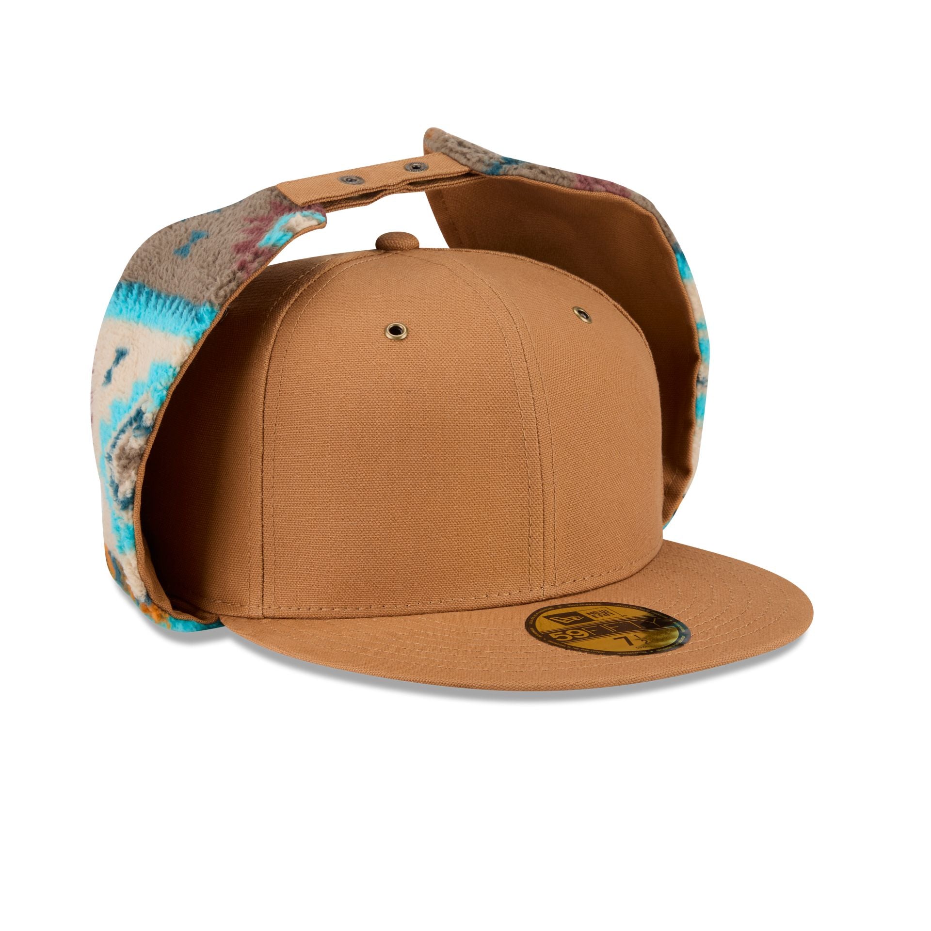 New Era Cap Canvas Light Bronze Dog Ear 59FIFTY Fitted Hat