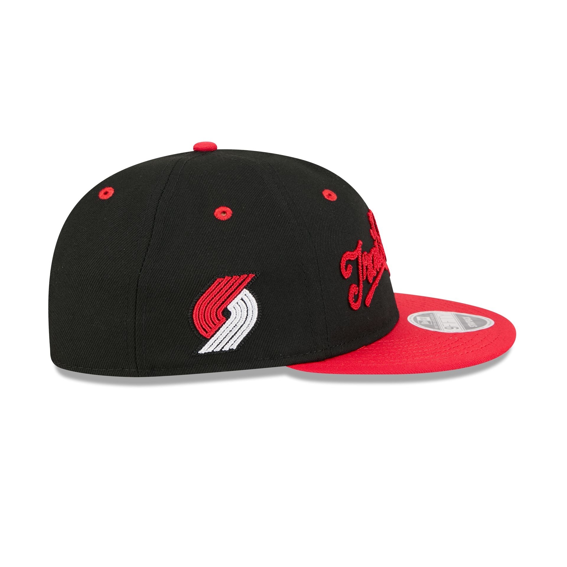 Portland Trail Blazers Chainstitch Script Retro Crown 9FIFTY Snapback Hat