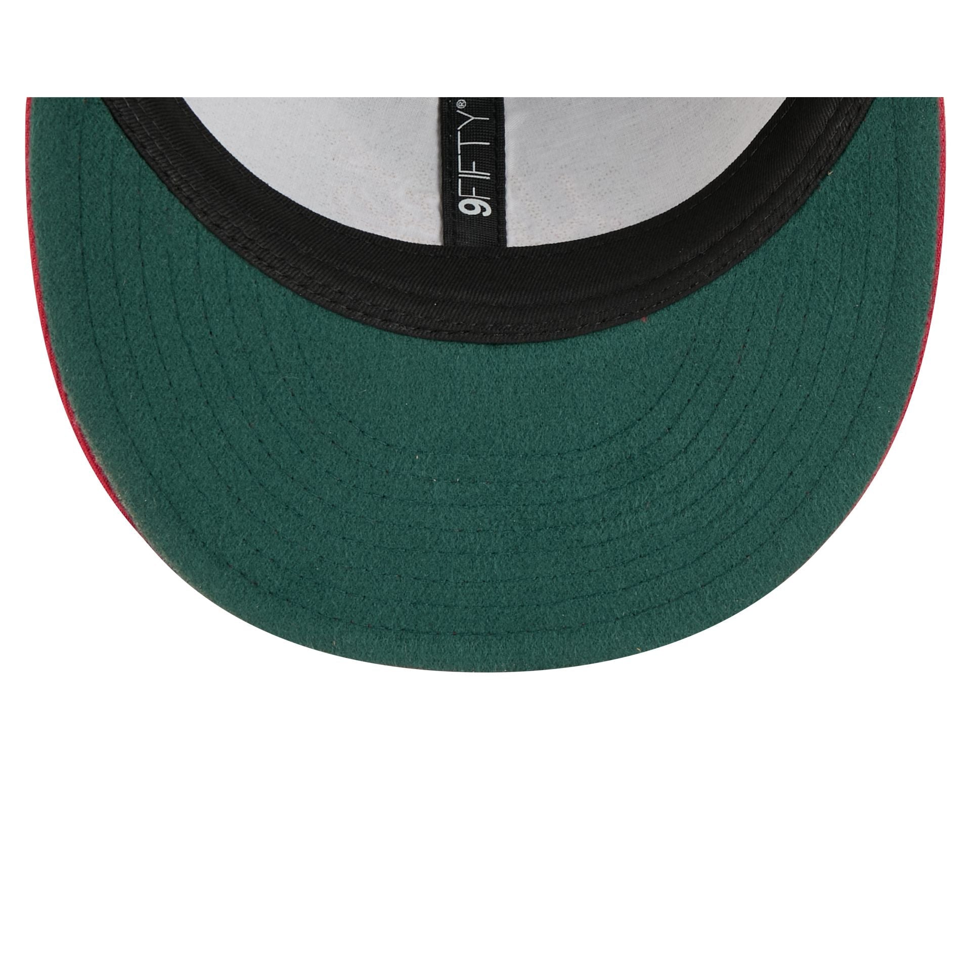 Miami Heat Chainstitch Script Retro Crown 9FIFTY Snapback Hat