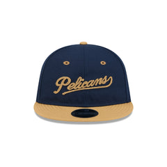 New Orleans Pelicans Chainstitch Script Retro Crown 9FIFTY Snapback Hat