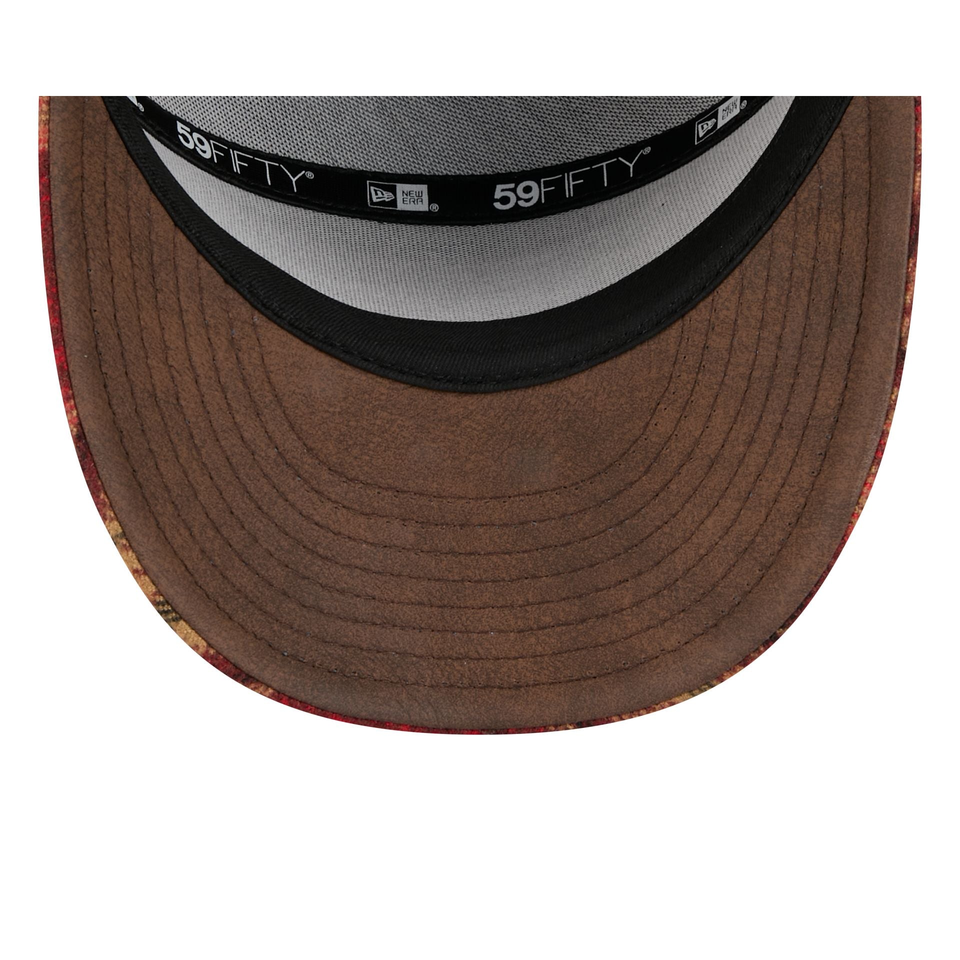 New Era Cap Silver Tier Wool Plaid Split Panel 59FIFTY Fitted Hat