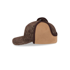 New Era Cap Silver Tier Melton Wool Dog Ear Camper Hat