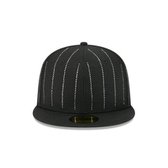 New Era Cap Gold Tier Crystal Pinstripe 59FIFTY Fitted Hat