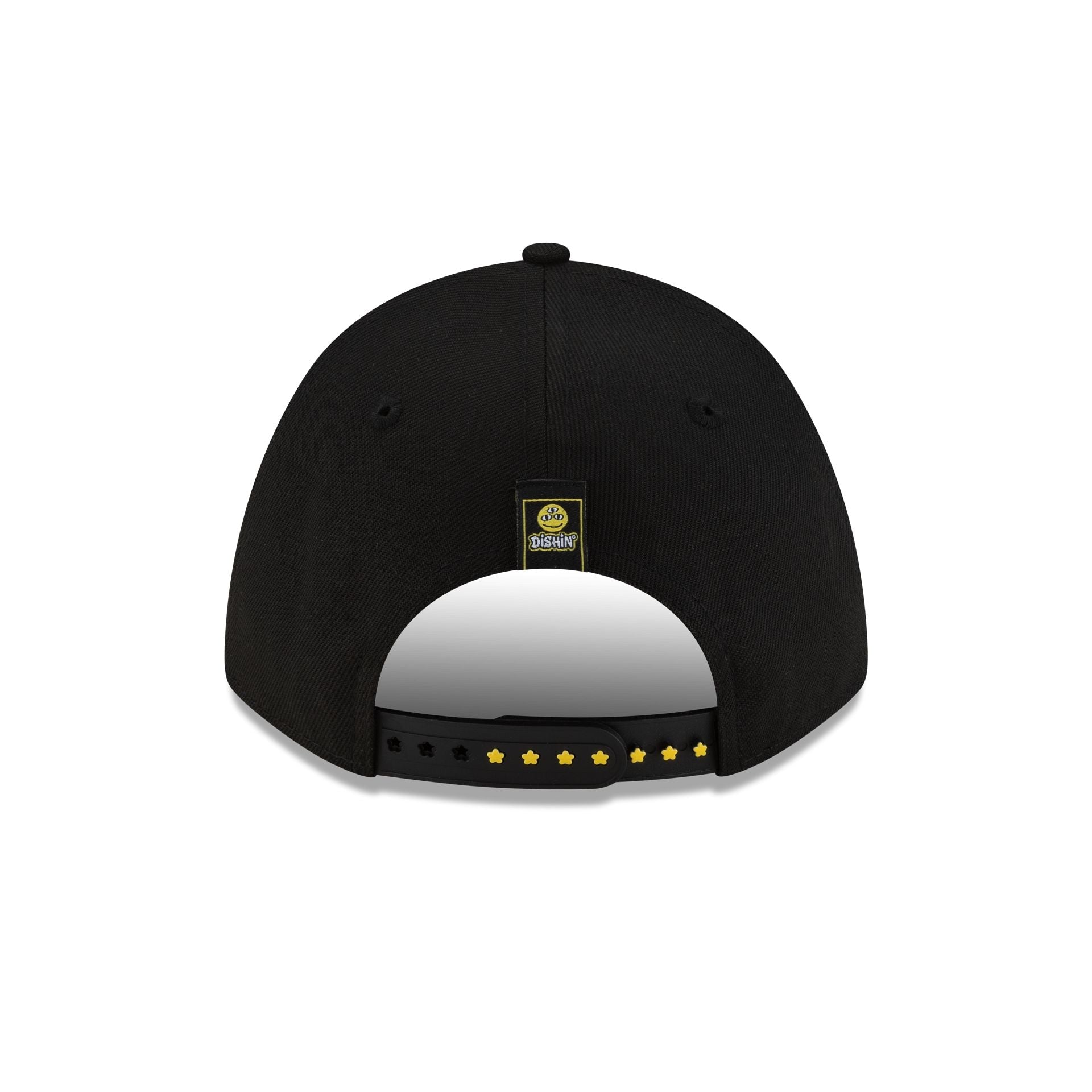 DISHIN�� Black 9FORTY M-Crown A-Frame Snapback Hat