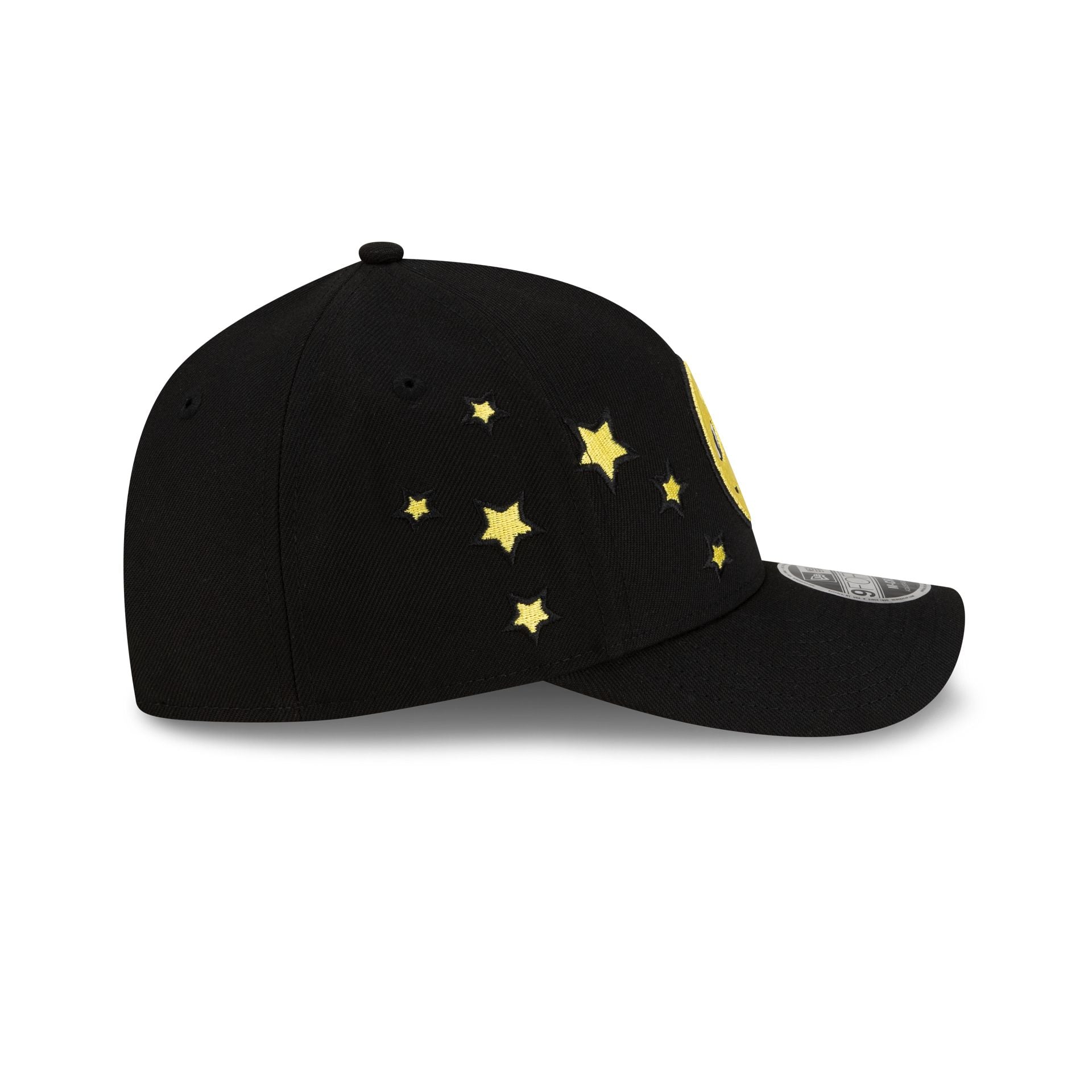 DISHIN�� Black 9FORTY M-Crown A-Frame Snapback Hat