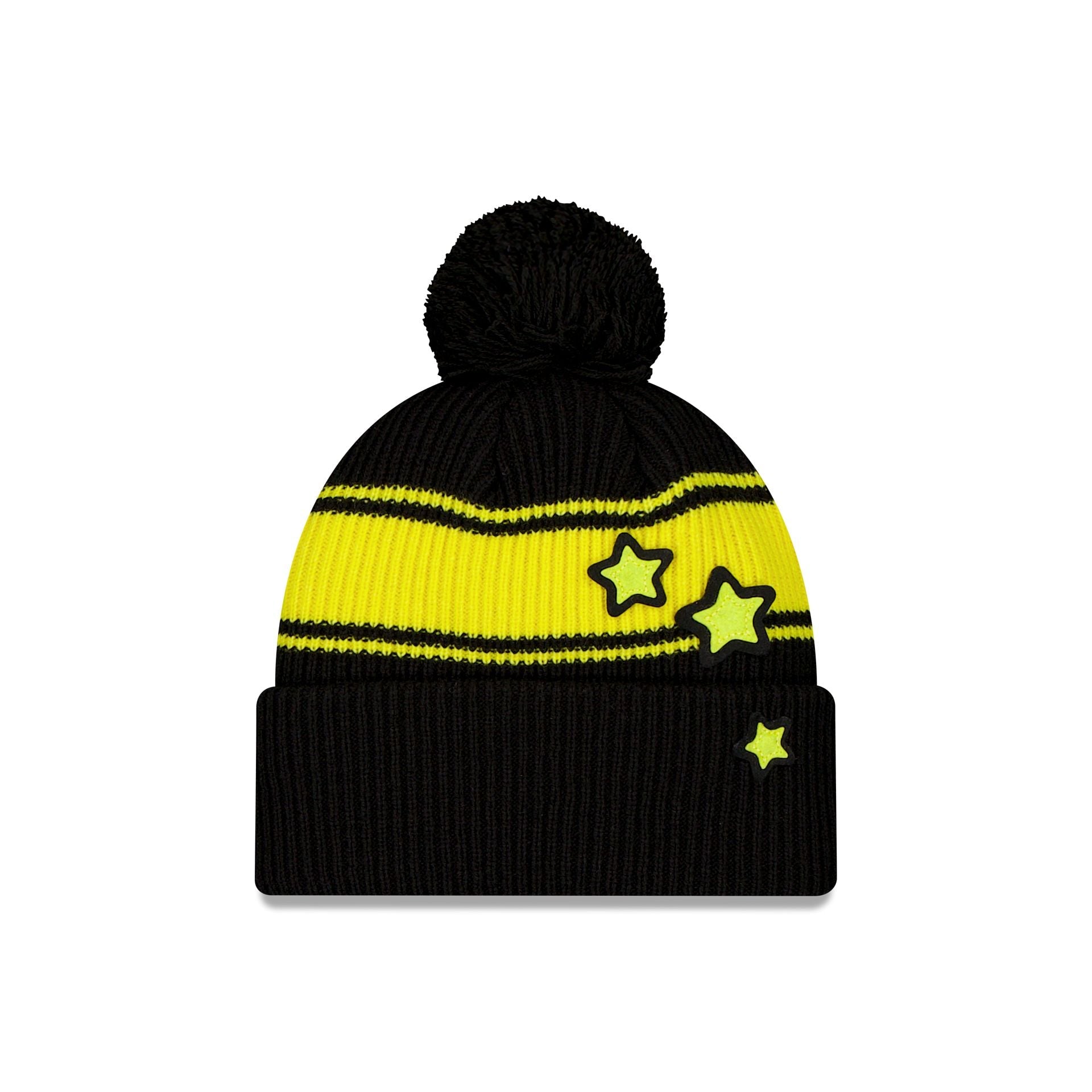 DISHIN�� Black Pom Knit Hat