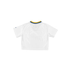 Golden State Warriors Sport Classics Women's Cropped White T-Shirt