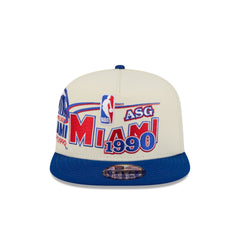 Miami Heat Hardwood Classics 1990 All-Star Game 9FIFTY A-Frame Snapback Hat