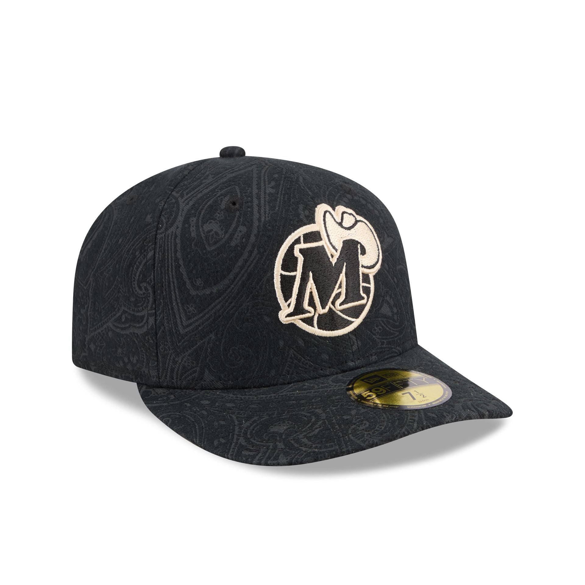 Dallas Mavericks Three Looms Brushed Cotton 59FIFTY Fitted Hat