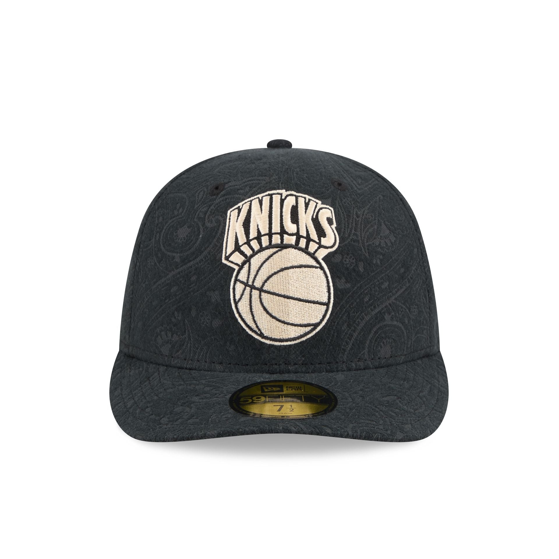 New York Knicks Three Looms Brushed Cotton 59FIFTY Fitted Hat