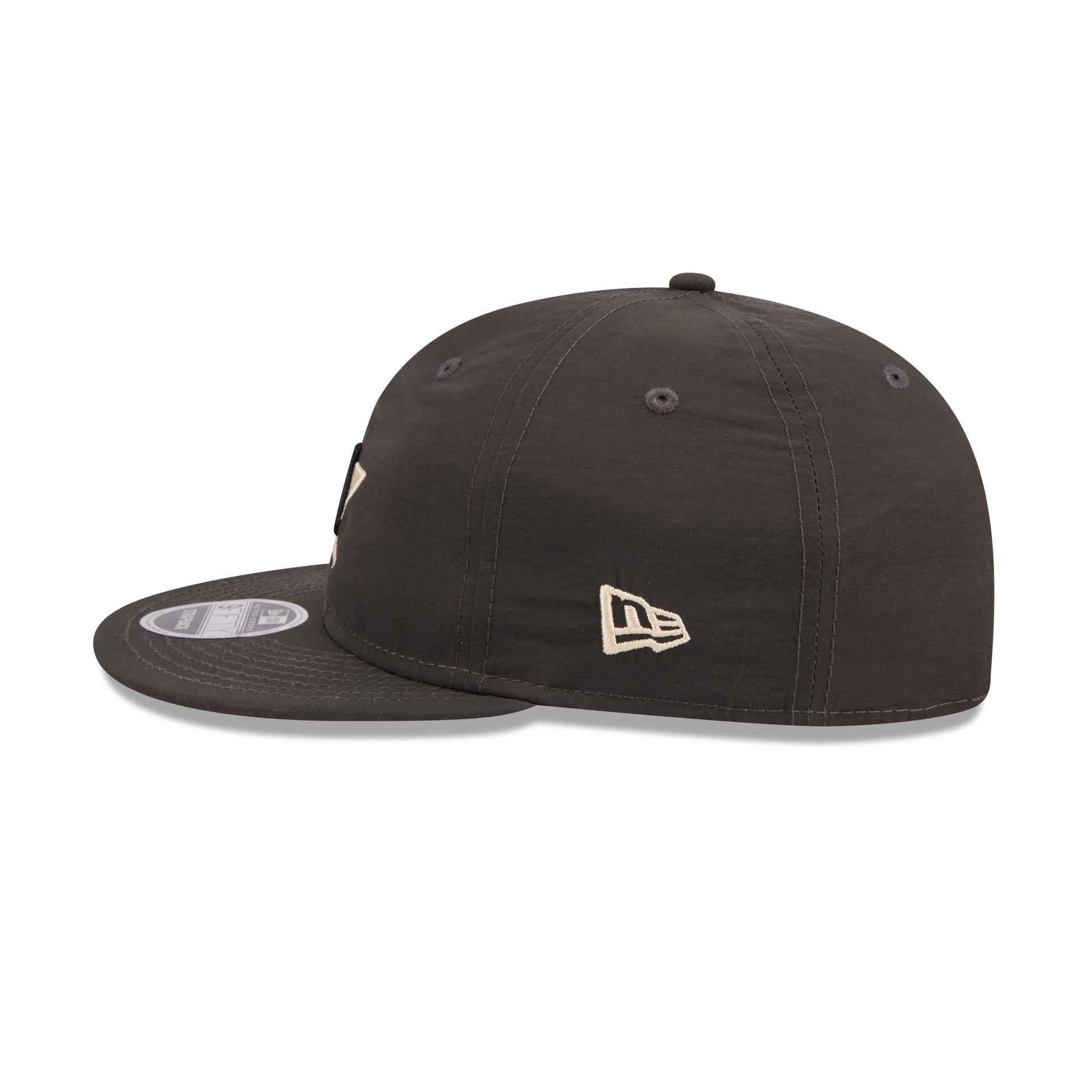 Houston Astros Three Looms Nylon Black Retro Crown 9FIFTY Adjustable Hat