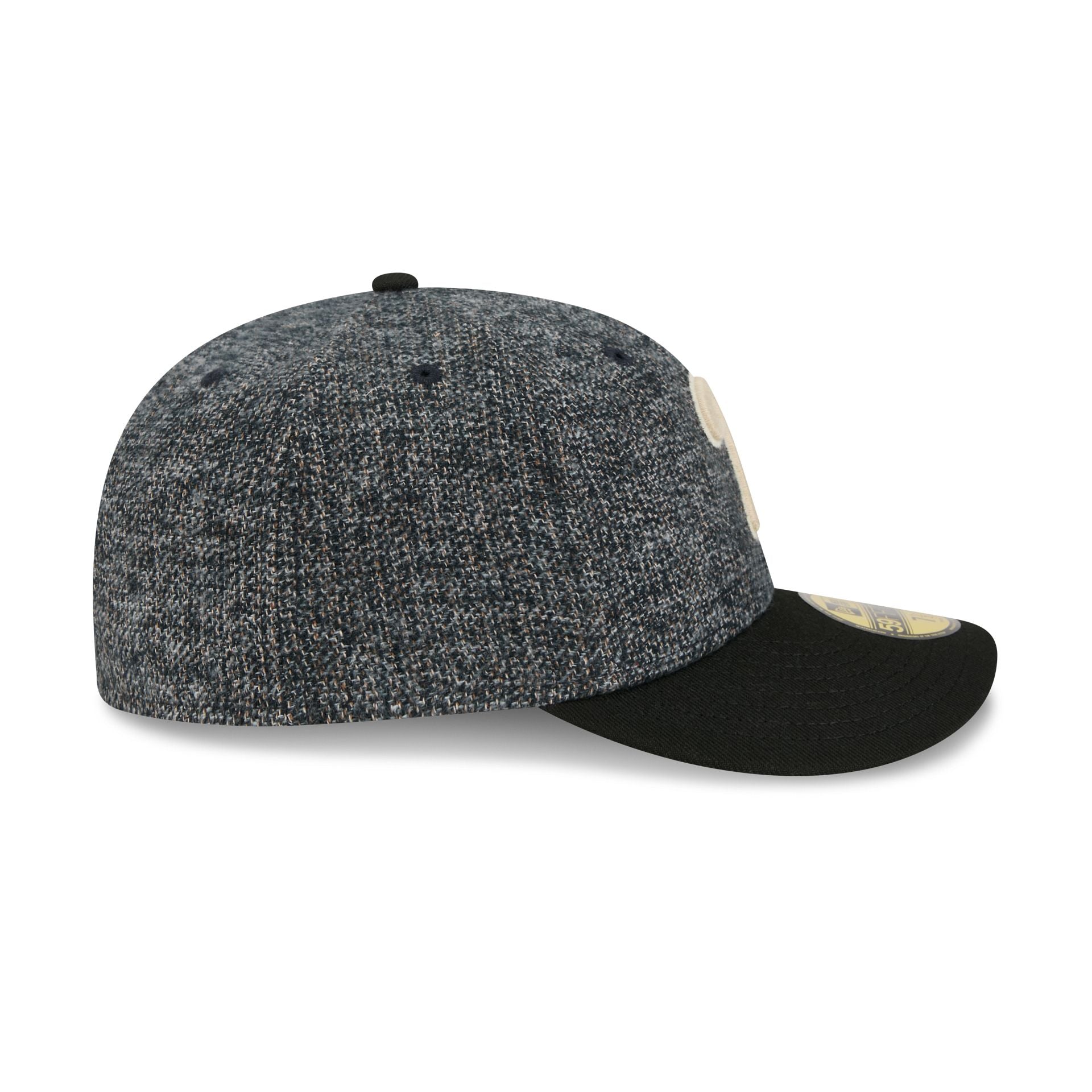 Philadelphia Phillies Three Looms Tweedy Cotton Black 59FIFTY Fitted Hat
