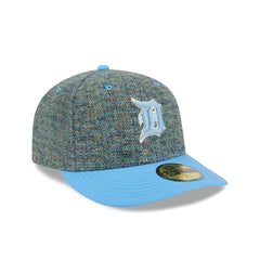 Detroit Tigers Three Looms Tweedy Cotton Radiant Blue 59FIFTY Fitted Hat