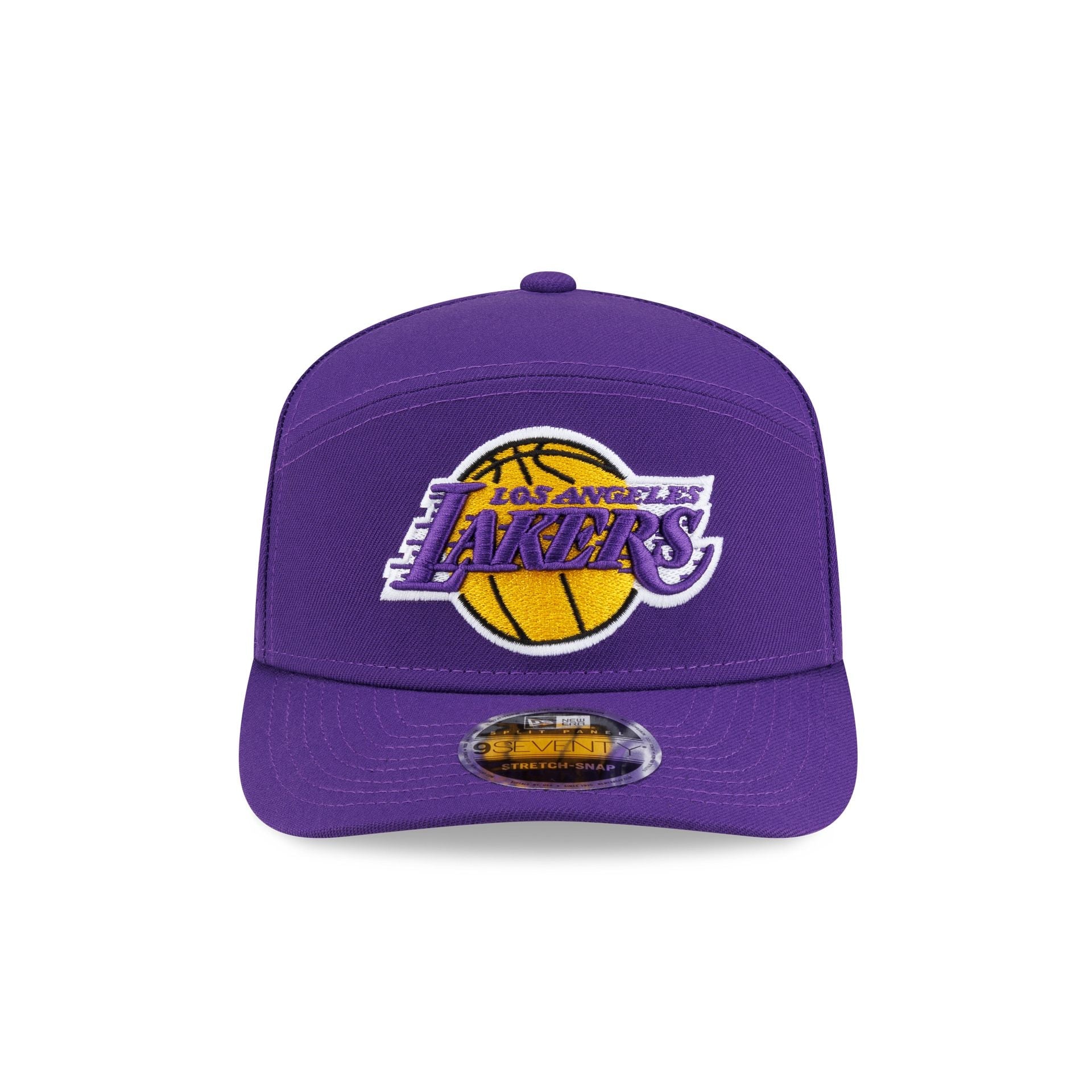 Los Angeles Lakers Poly Split Panel 9SEVENTY Stretch-Snap Hat