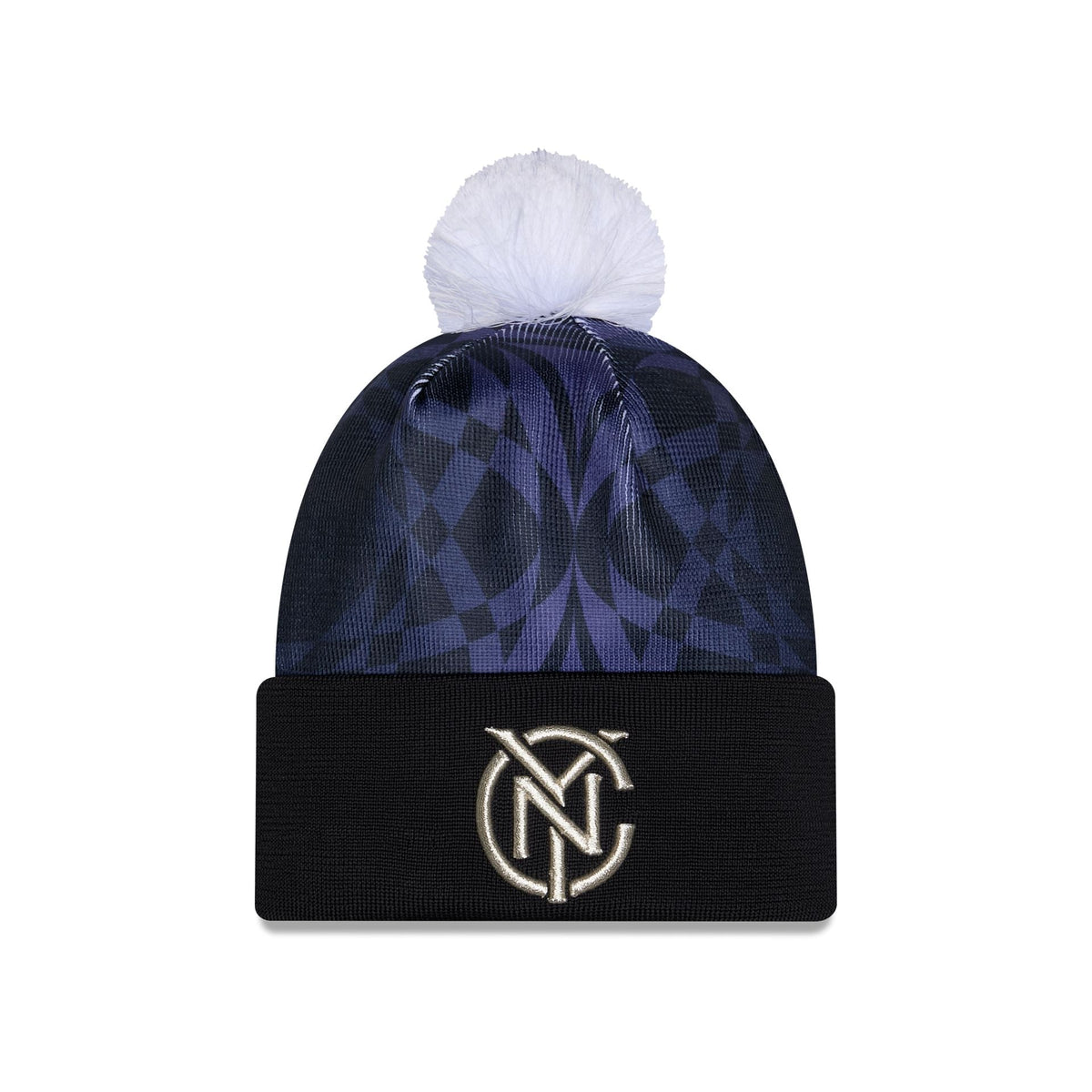 New York City FC 2026 Jersey Hook Pom Knit Hat