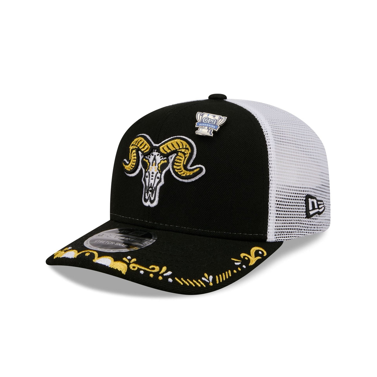 Hartford Yard Goats 2026 Copa de la Diversi��n 9SEVENTY Trucker Hat