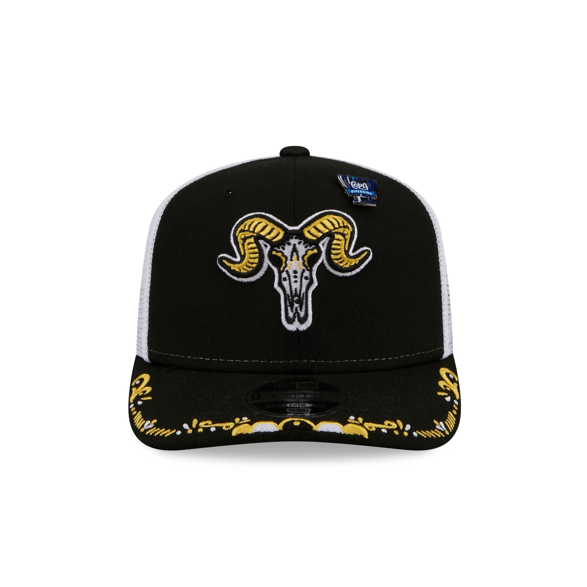 Hartford Yard Goats 2026 Copa de la Diversi��n 9SEVENTY Trucker Hat