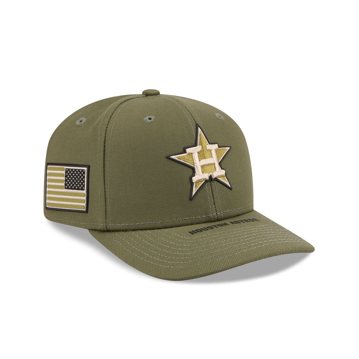 Houston Astros Armed Forces Day 2026 9SEVENTY Stretch-Snap Hat