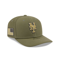 New York Mets Armed Forces Day 2026 9SEVENTY Stretch-Snap Hat