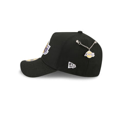 Los Angeles Lakers 2026 Draft Black 59FORTY A-Frame Fitted Hat