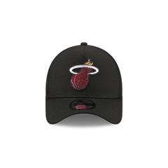 Miami Heat 2026 Draft Black 9FORTY A-Frame Snapback Hat