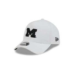 Michigan Wolverines White 9FORTY APEX Snapback Hat