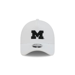 Michigan Wolverines White 9FORTY APEX Snapback Hat
