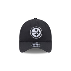 Pittsburgh Steelers Black 9FORTY APEX Snapback Hat