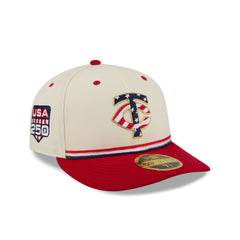 Minnesota Twins Independence Day 2026 Low Profile 59FIFTY Fitted Hat