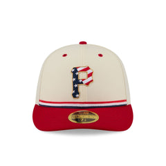 Pittsburgh Pirates Independence Day 2026 Low Profile 59FIFTY Fitted Hat