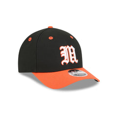 New Era x adidas Miami Hurricanes Black 9FORTY M-Crown Snapback Hat