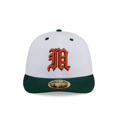 New Era x adidas Miami Hurricanes White Low Profile 59FIFTY Fitted Hat