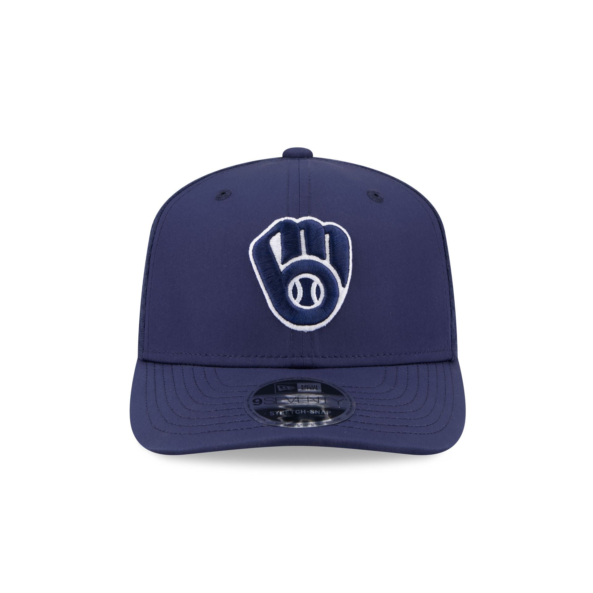 Milwaukee Brewers 2026 Batting Practice Fan Pack 9SEVENTY Stretch-Snap Hat