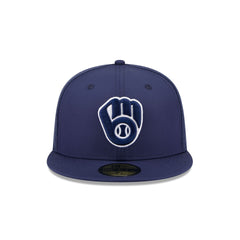 Milwaukee Brewers 2026 Batting Practice Fan Pack 59FIFTY Fitted Hat