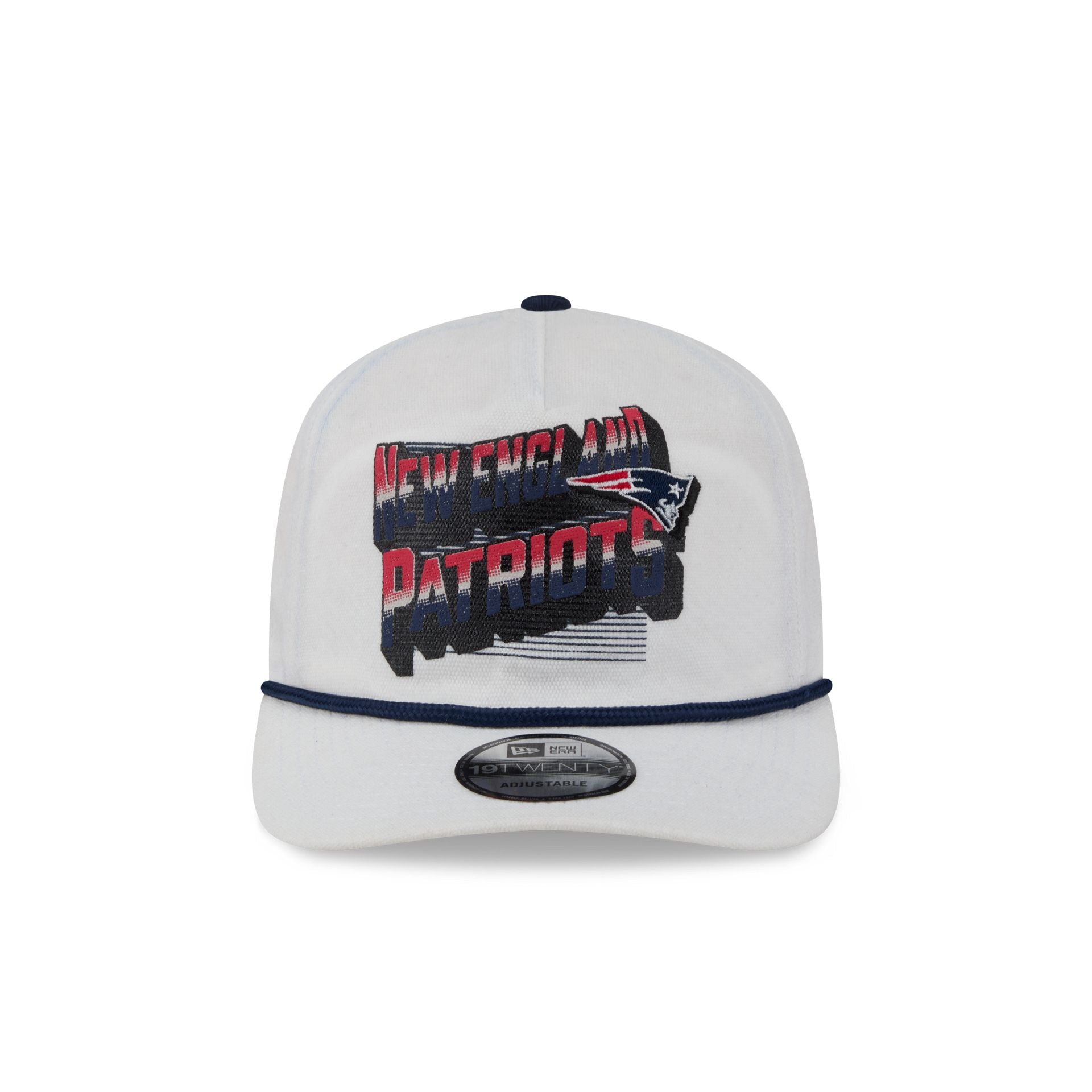 New England Patriots Duck Cloth 19TWENTY Adjustable Hat