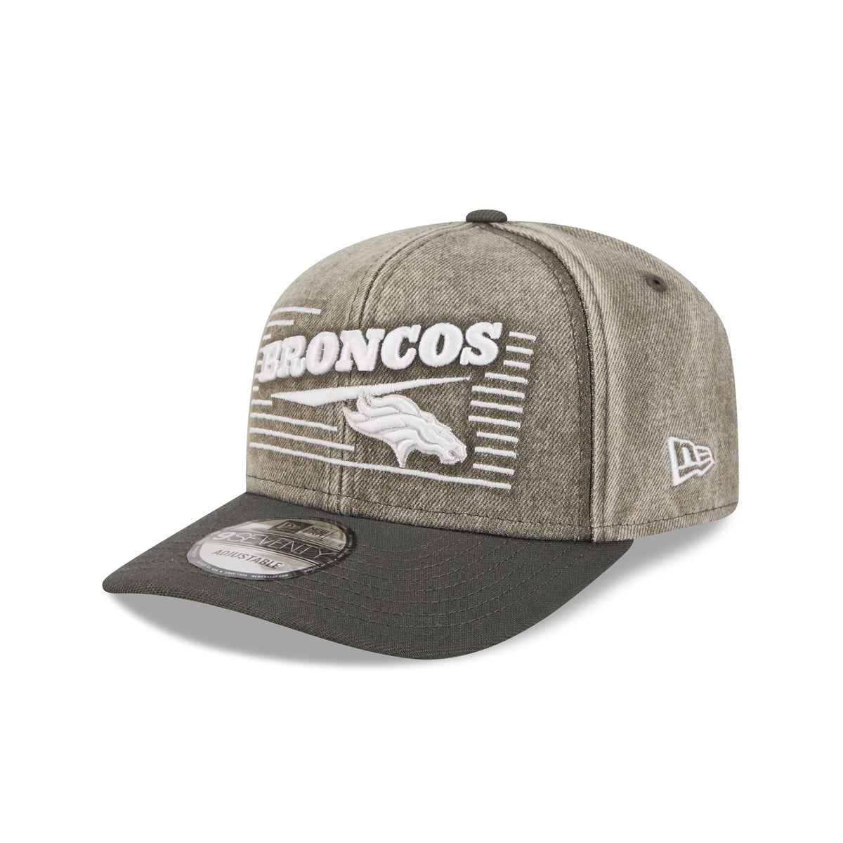 Denver Broncos Washed Denim 9SEVENTY Adjustable Hat