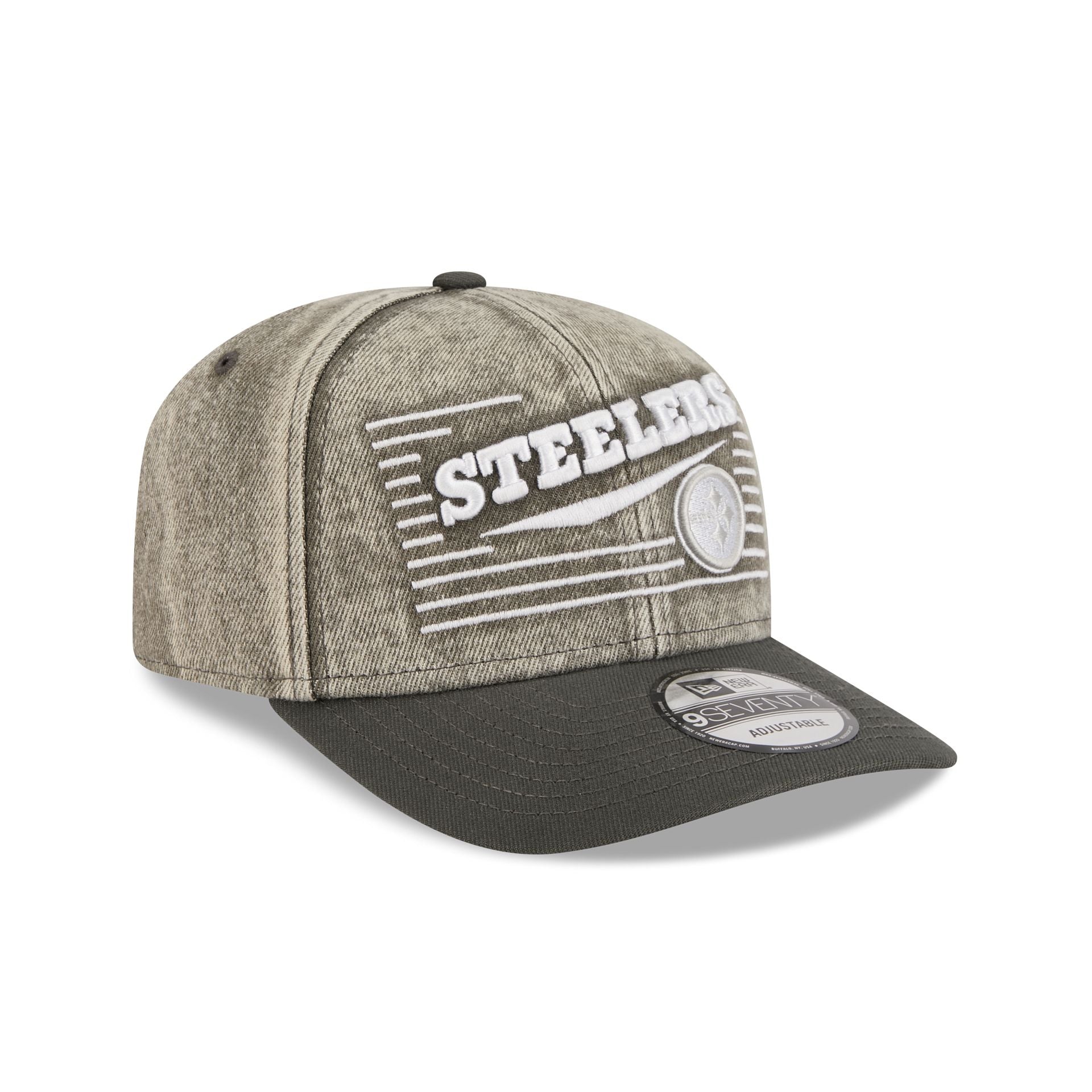 Pittsburgh Steelers Washed Denim 9SEVENTY Adjustable Hat