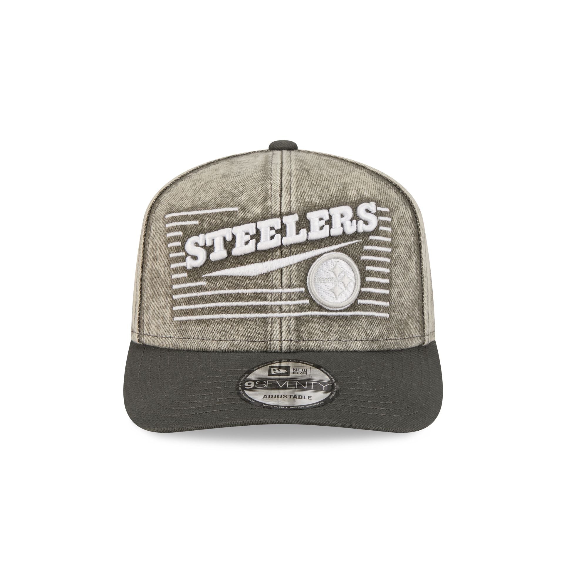 Pittsburgh Steelers Washed Denim 9SEVENTY Adjustable Hat
