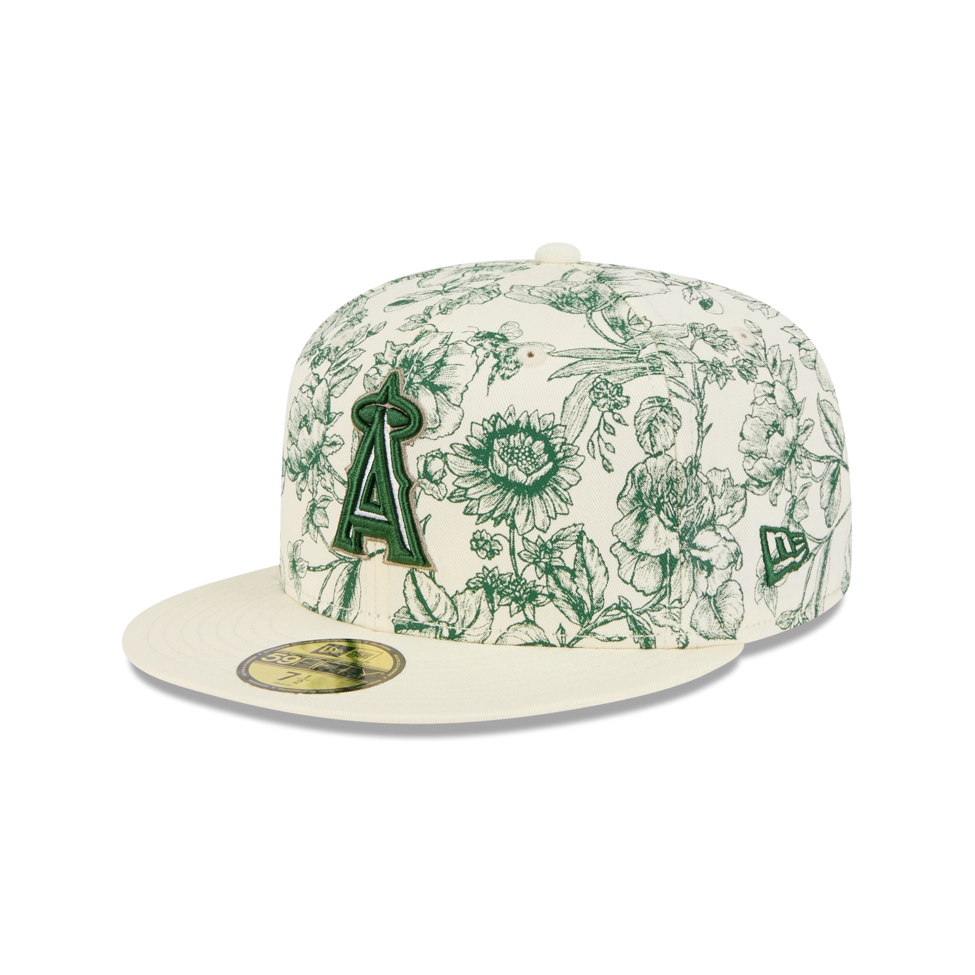 Los Angeles Angels Spring Floral 59FIFTY Fitted Hat