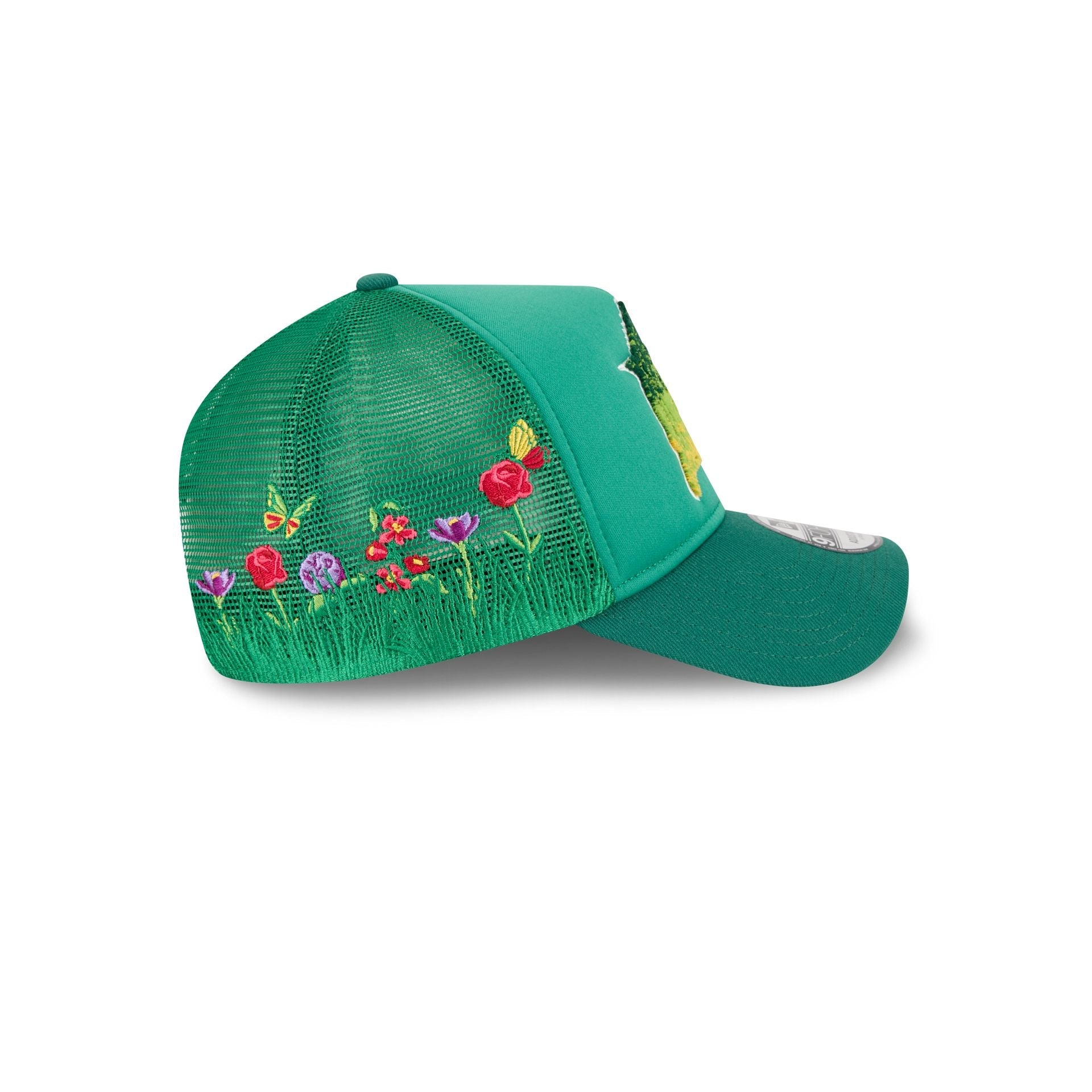Miami Marlins Gradient Logo 9FORTY A-Frame Trucker Hat