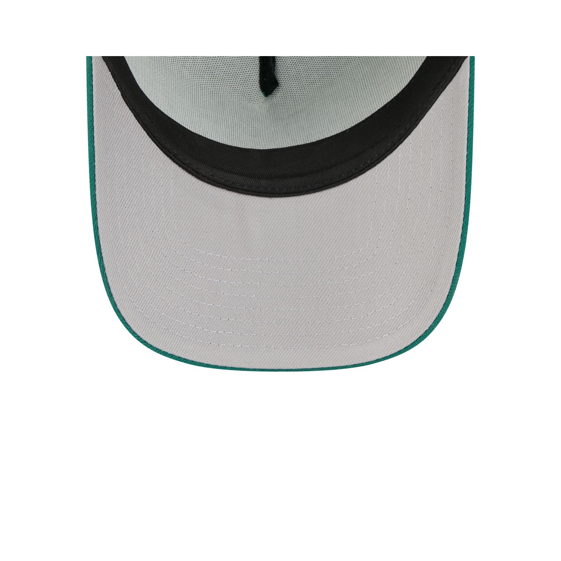 Miami Marlins Gradient Logo 9FORTY A-Frame Trucker Hat
