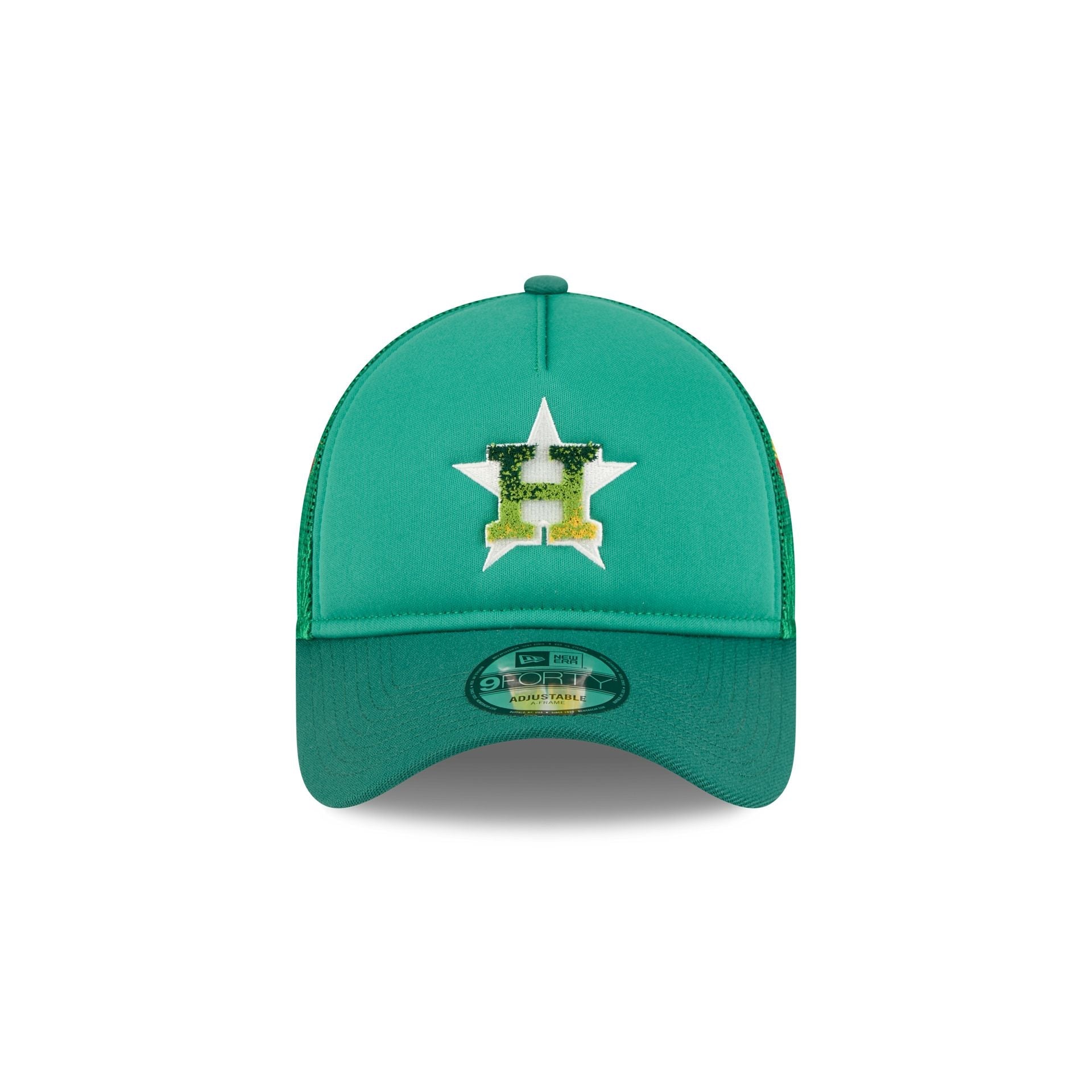Houston Astros Gradient Logo 9FORTY A-Frame Trucker Hat