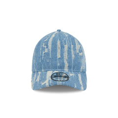New Era Cap Bronze Tier Frayed Denim 9TWENTY A-Frame Adjustable Hat