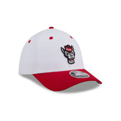New Era x adidas NC State Wolfpack White 39THIRTY M-Crown Stretch Fit Hat