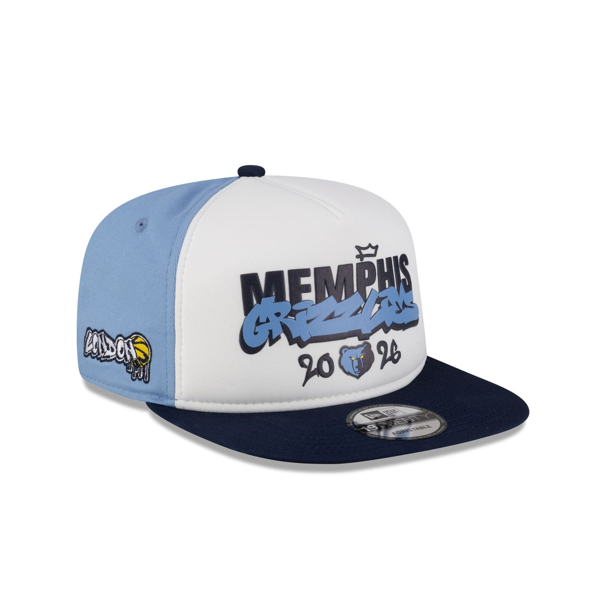 Memphis Grizzlies 2026 London Game 19TWENTY Adjustable Hat
