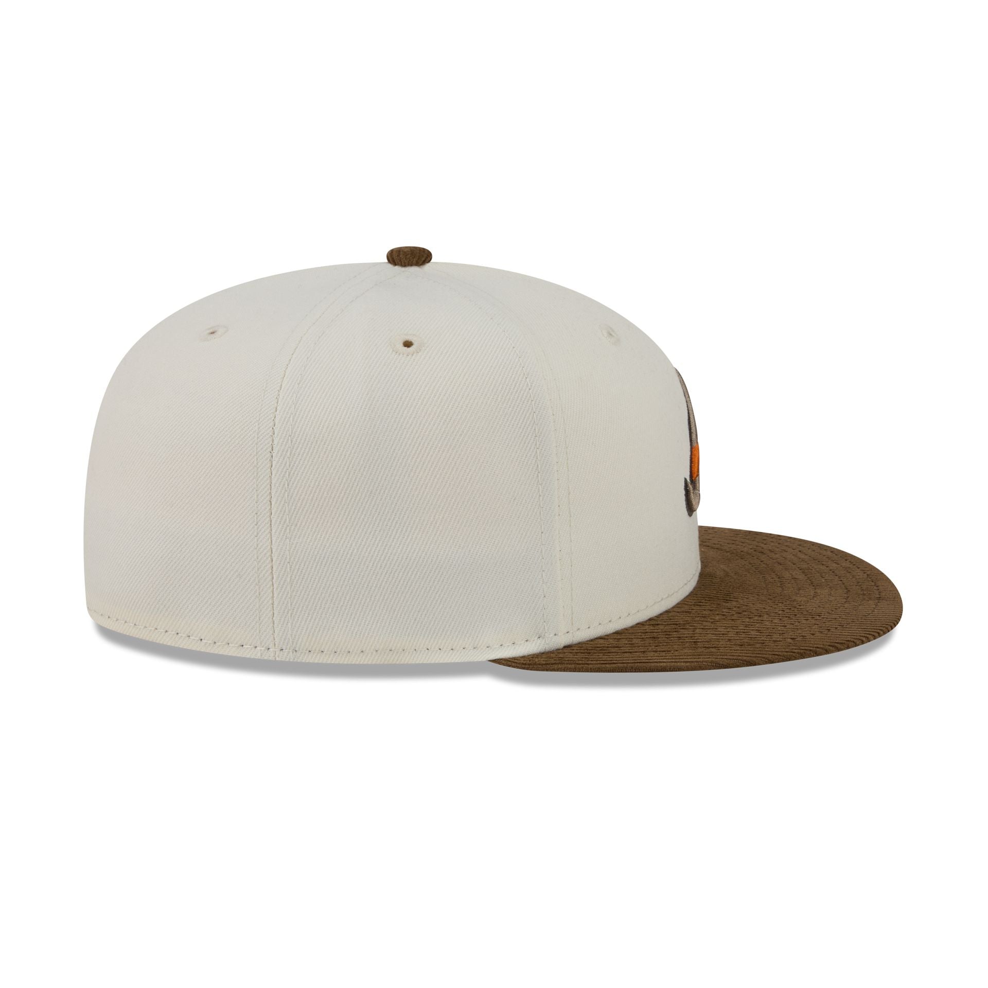 Just Caps Corduroy Chrome Atlanta Braves 59FIFTY Fitted Hat