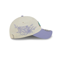 Philadelphia Eagles Lavender Flowers Casual Classic Adjustable Hat