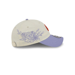 Golden State Warriors Lavender Flowers Casual Classic Adjustable Hat