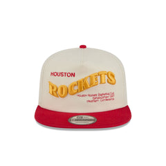 Houston Rockets Conference Script Chrome White 19TWENTY Adjustable Hat